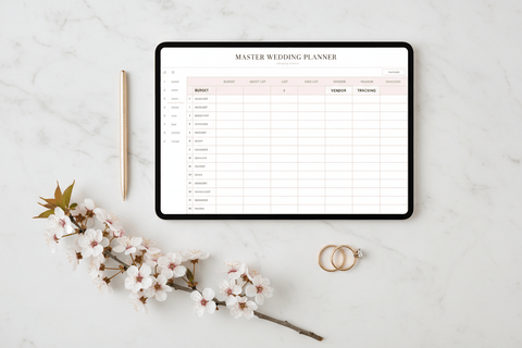 Master Wedding Planner — All-in-One Digital Planner for Brides & Coordinators - The E-Organizer