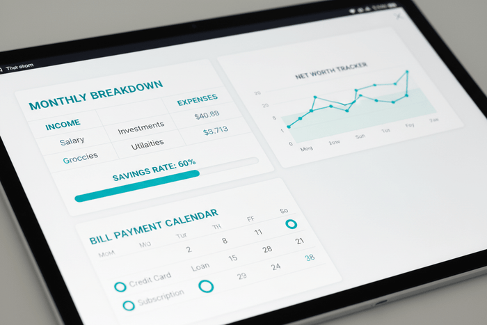 Personal Finance Tracker - The E-Organizer