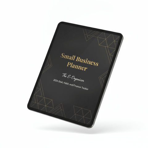 The Power Trio — Small Business, Finance & Fitness Planner Bundle - The E-Organizer